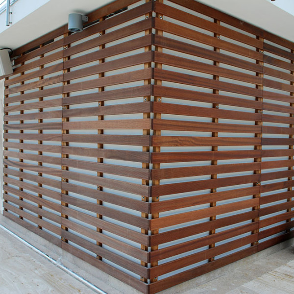 Wall wood panelling